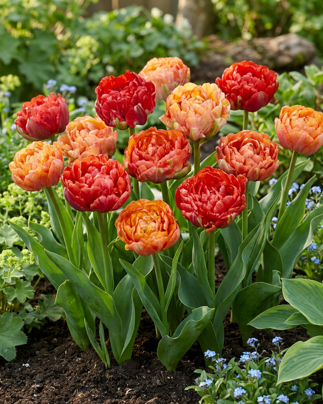 96x Tulipa Gudoshnik Double - Tulipe double Gudoshnik - Divers - Floraison printanière - Calibre du bulbe 11/12