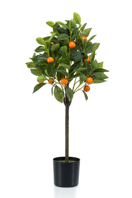 Kunstplant - Citrus Sinensis - Sinaasappelboom - ↕ 75 cm