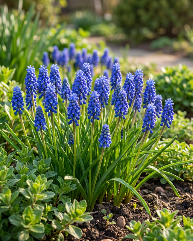 200x Muscari Armeniacum – Armenische Traubenhyazinthe – Blau – Verwilderungszwiebel – Zwiebelgröße 7/8