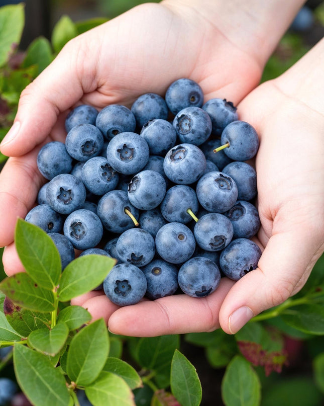 Piante di Mirtillo - 6 Piante - Vaccinium corymbossum Bluegold - Resistente all'Inverno - Vaso 9 cm - Mirtillo