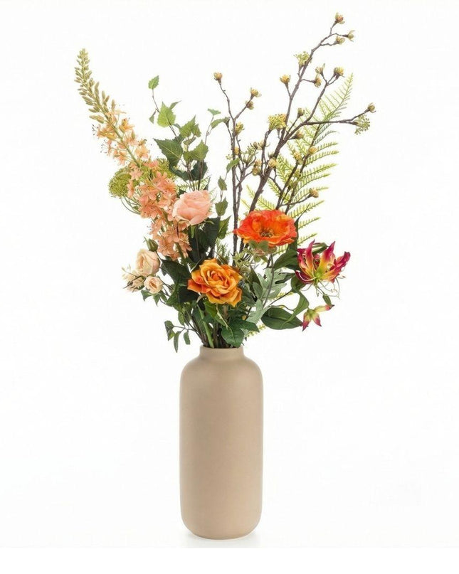 Artificial flowers - bouquet Soft Amber Deluxe - 12 stems - ↑ 105 cm