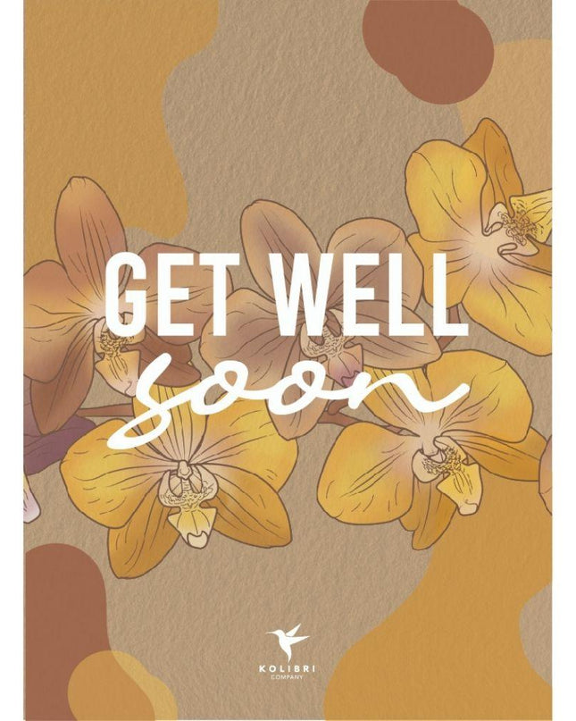 Kolibri Orchids | Planten cadeau beterschap | Lausanne orchidee met pot, kaart & cadeautas