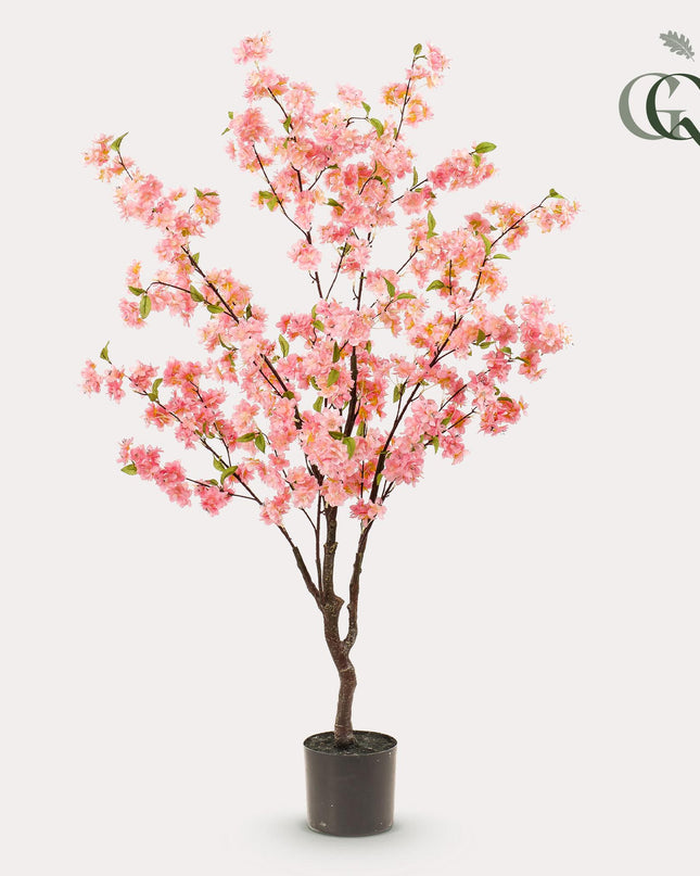 Kunstplant - Prunus - Kersenbloesem - Roze - ↕ 135cm