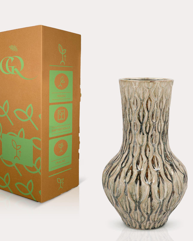 Vaas steen - H39 W23 - Boa Green