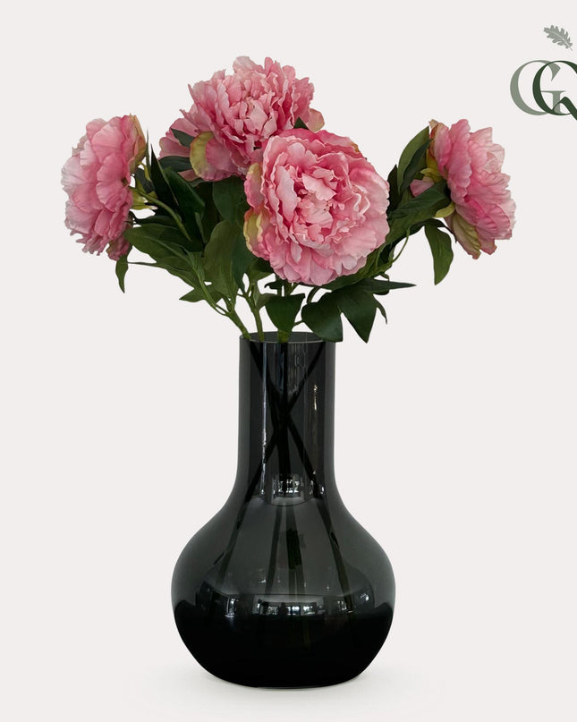 Kunstbloemen Peonies Light Pink - 5 stuks - 65cm