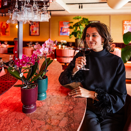 Kolibri Orchids | Paarse phalaenopsis orchidee potmaat Ø9cm | Chamonix | bloeiende kamerplant - vers van de kweker