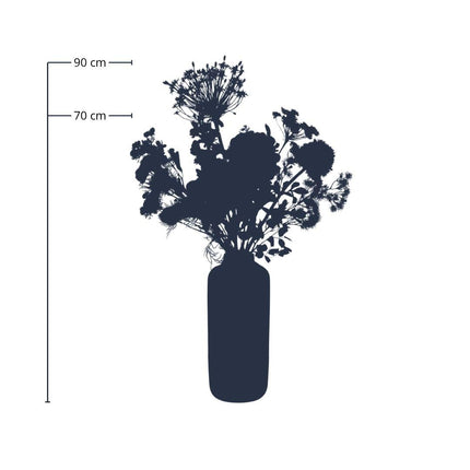 Kunstbloemen boeket - 70 - 90 cm