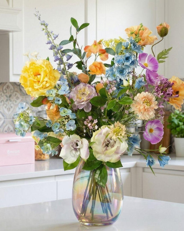 Artificial flowers - bouquet Spring Serenity Deluxe - 18 stems - ↑ 85 cm