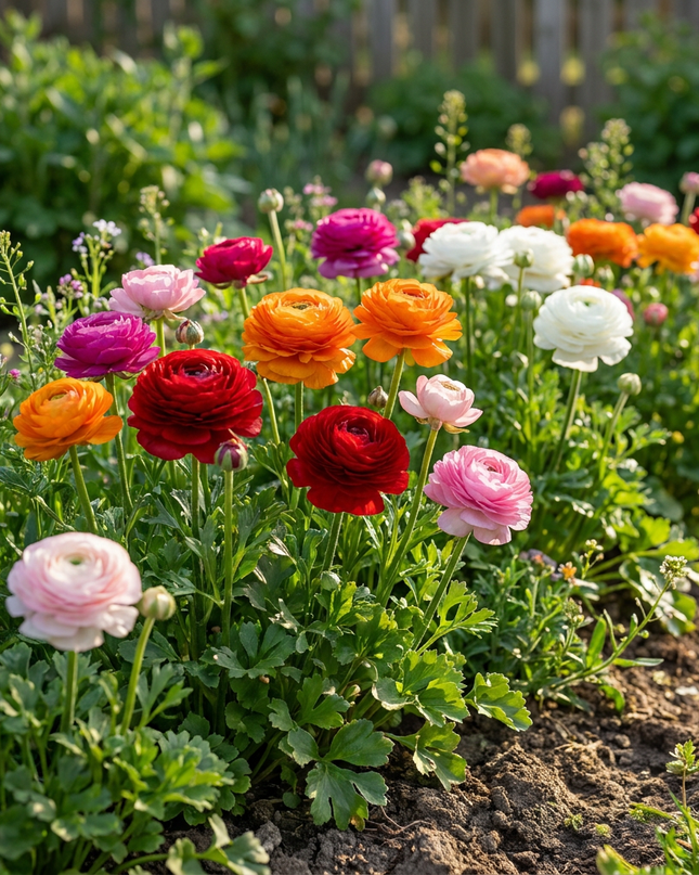 80x Ranunculus Mix - Ranonkel Mix - Diversen - Zomerbloeier - Bolmaat 5/6