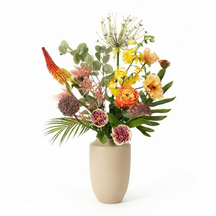 Flores artificiales - ramo Elegancia Botánica Deluxe - 13 tallos - ↑ 105 cm