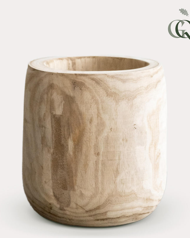 Pot Hout lichtbruin L - H31 W29