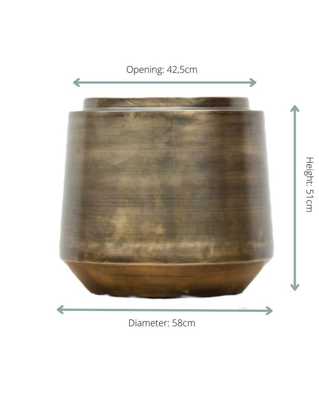 Pot Indigo Vintage Gold - D58 x H51