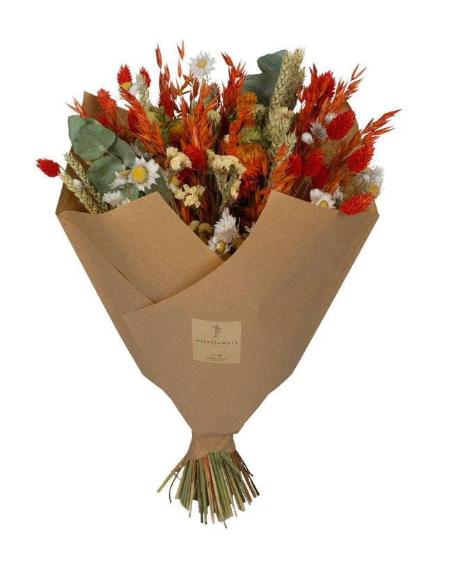 Droogbloemen - Classic Bouquet - Orange - ↕60cm