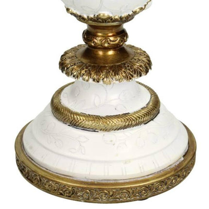 Kandelaar met Witte Vogel - 40 cm