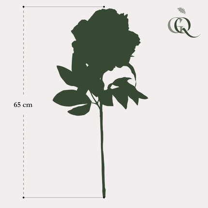 Kunstbloemen Peonies Light Pink - 5 stuks - 65cm