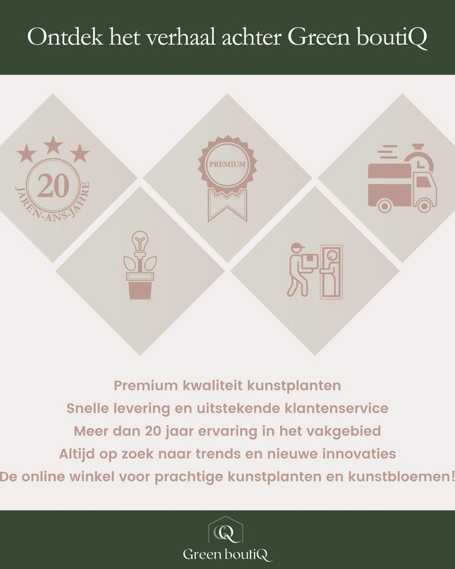 Kunstbloemen Solo - Blue - Hydrangea Flower - x 8 - 52 cm