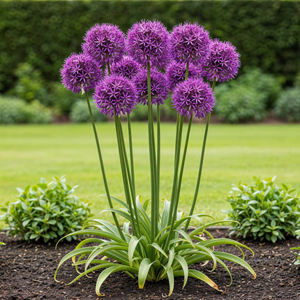 Bloembollen - Allium Purple Rain - Kleur Paars - 40 stuks - Bolmaat 10/12