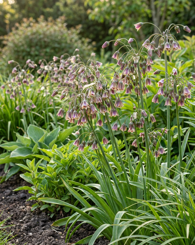 160x Allium Siculum - Sizilianischer Honiglauch - Creme und Rosa - Sommerblüher - Zwiebelgröße 10/12