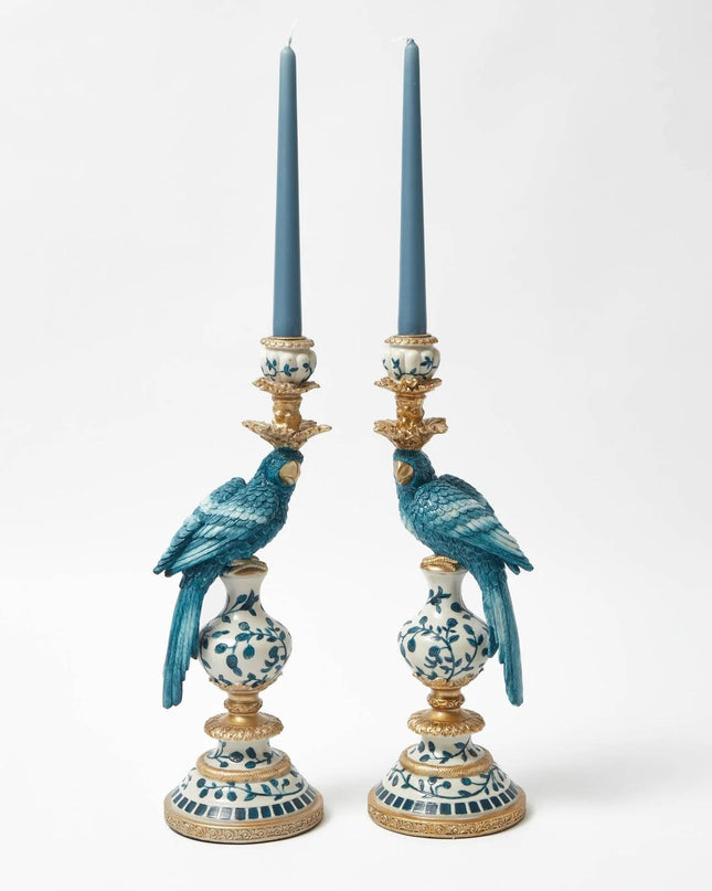 Kandelaar - Dutch Blue Parrot - 40 cm - Links