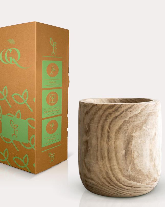 Pot Hout lichtbruin XL - H42 W40