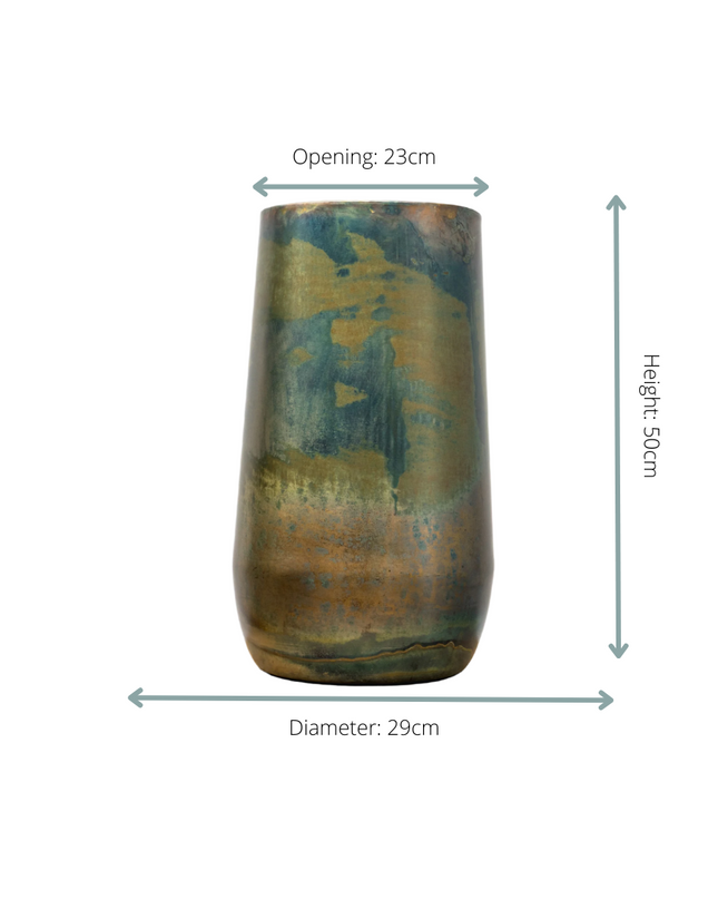 Vaso Verde Antico - D29 x A50