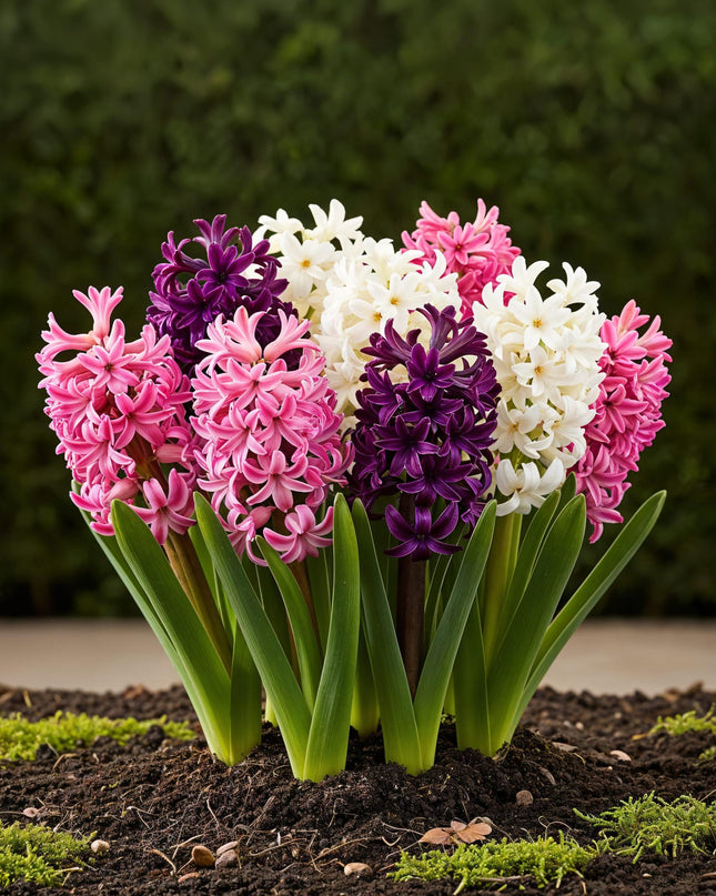 Bloembollen - Hyacinth Pastel mix - Diversen Pastel Kleuren - 10 stuks - Bolmaat 14/15 - XXL Pack