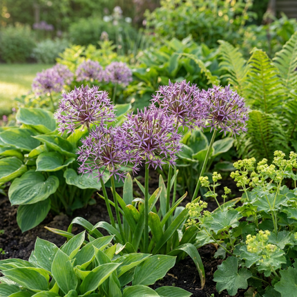 120x Allium Christophii – Sternkugel-Lauch – Violett – Sommerblüher – Zwiebelgröße 10/12