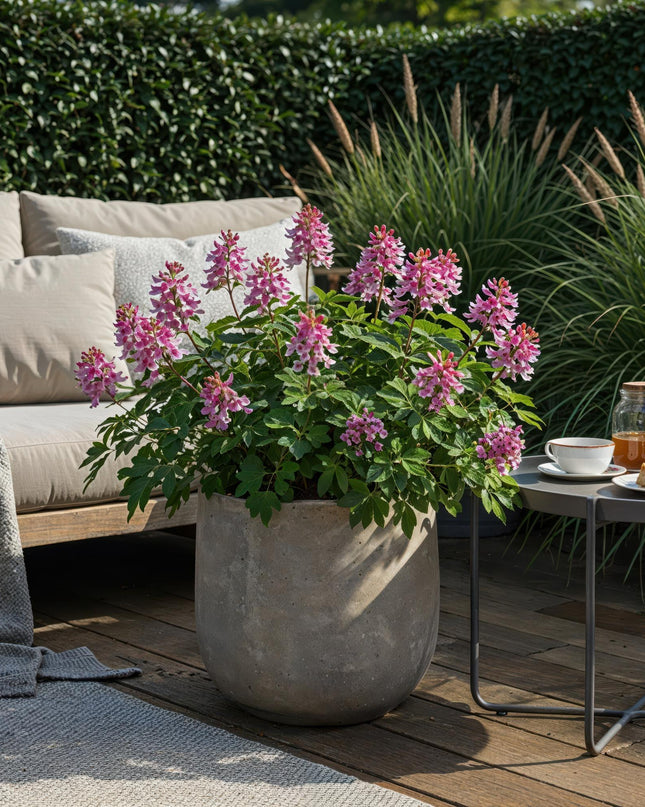 Bloembollen - Corydalis Beth Evans - Kleur Wit en Paars - 20 stuks - Bolmaat 6/7 - XXL Pack