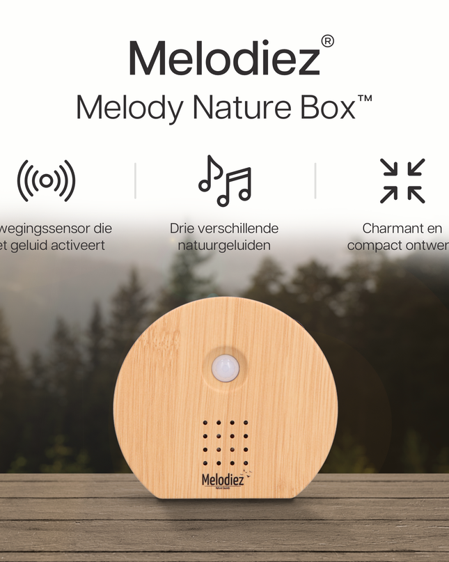 Scatola musicale Melodiez - Legno