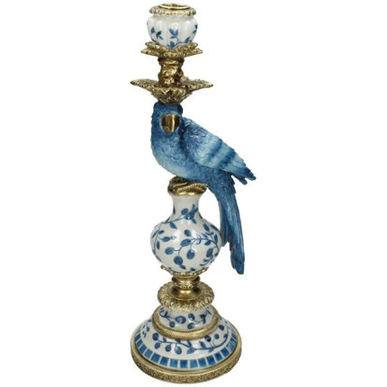 Kandelaar - Dutch Blue Parrot - 40 cm - Links
