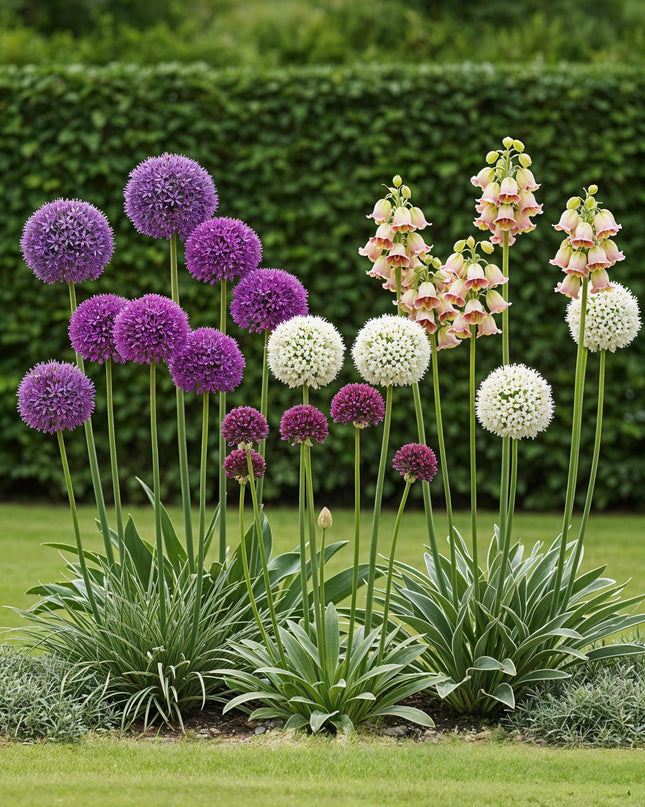 Bloembollen - Bulb Garden Allium mix - Diversen Kleuren - 80 stuks - Gift Verpakking
