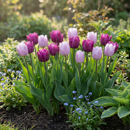 160x Tulipa Prince Mix – Tulpe Prince Mix – Verschiedene – Frühjahrsblüher – Zwiebelgröße 11/16