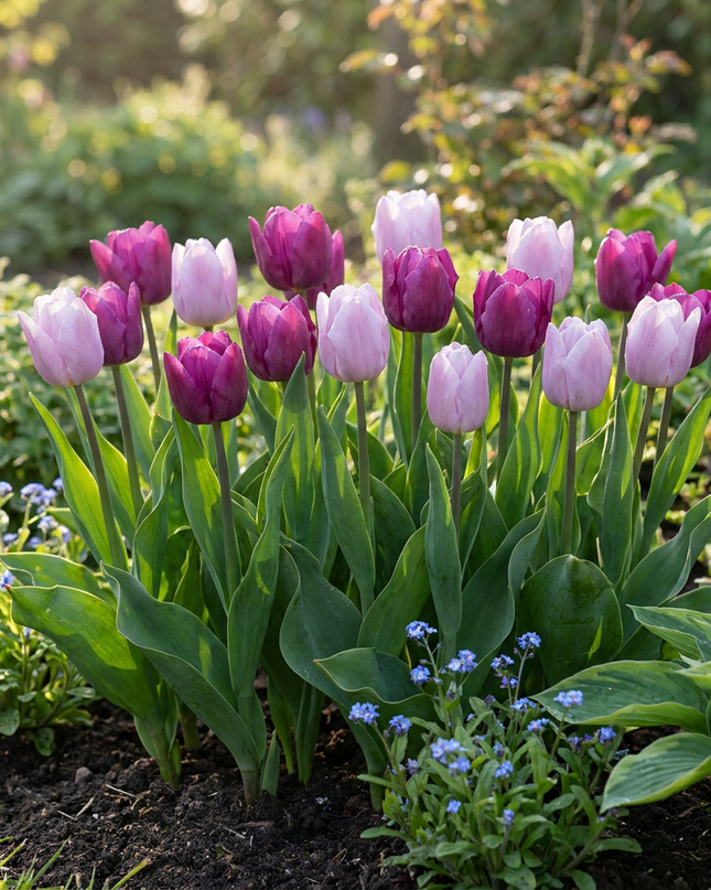 160x Tulipa Prince Mix – Tulpe Prince Mix – Verschiedene – Frühjahrsblüher – Zwiebelgröße 11/16