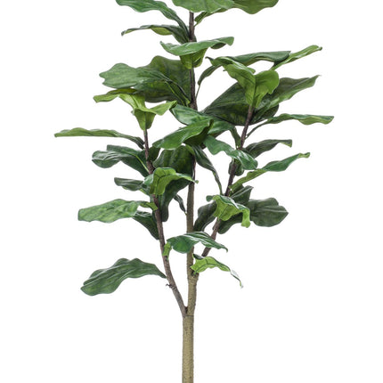 Kunstplant - Ficus Lyrata - Tabaksplant - ↕ 120 cm