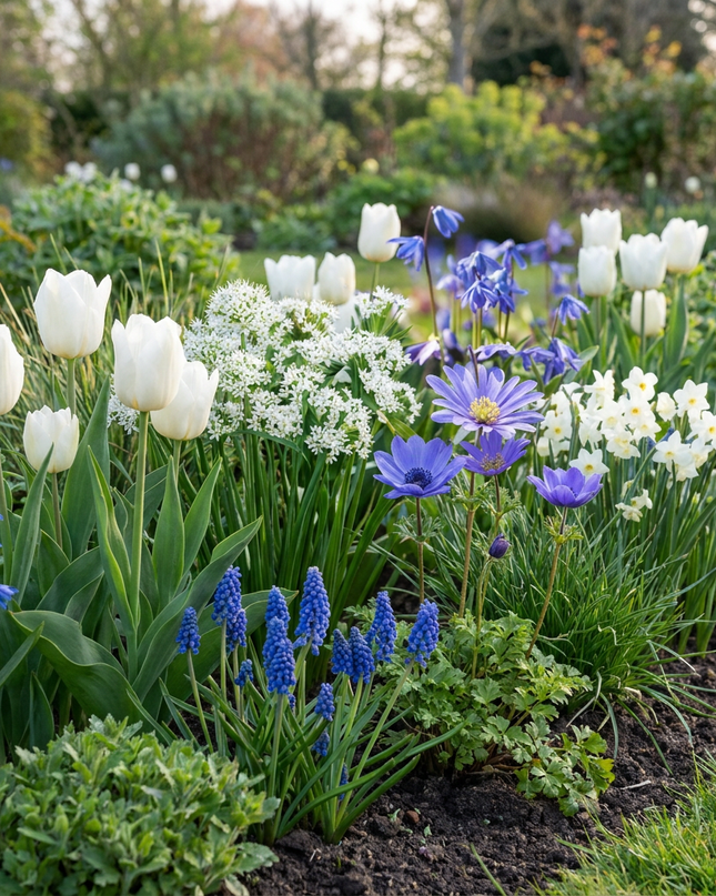 1000x Bulb Garden Blue - Blaue Zwiebelgartenmischung - Verschiedene - Sommerblüher - Zwiebelgröße 10/12