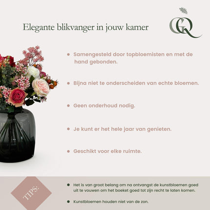 Kunstbloemen Peonies Light Pink - 5 stuks - 65cm
