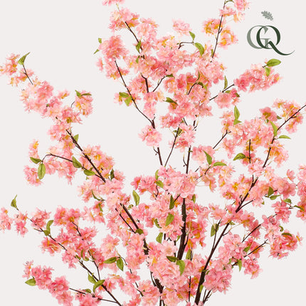 Kunstplant - Prunus - Kersenbloesem - Roze - ↕ 135cm
