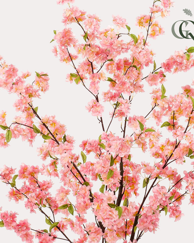 Kunstplant - Prunus - Kersenbloesem - Roze - ↕ 135cm