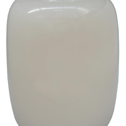 Vaas glas - H35 W25 -Artic Ivory
