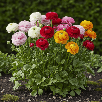 Bloembollen - Ranunculus Mix - Diversen Kleuren - 40 stuks - Bolmaat 5/6 - XXL Pack