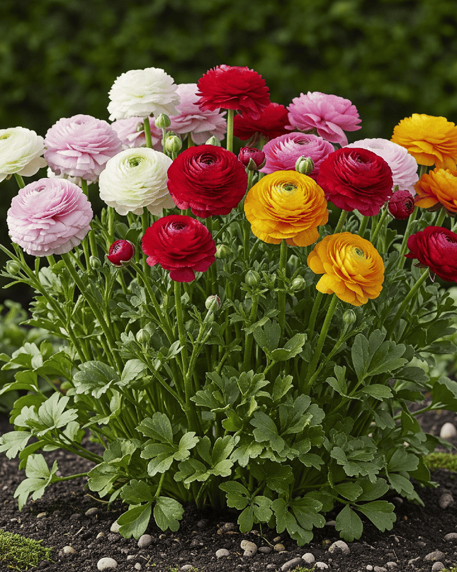 Bloembollen - Ranunculus Mix - Diversen Kleuren - 40 stuks - Bolmaat 5/6 - XXL Pack