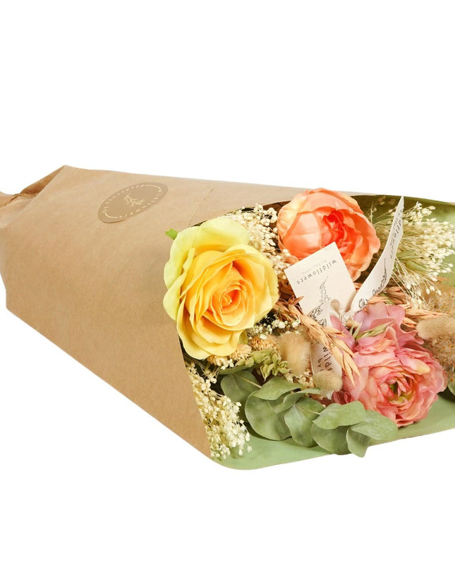 Droogbloemen & Zijde - Dried & Silk - Pastel Dream - ↕55cm