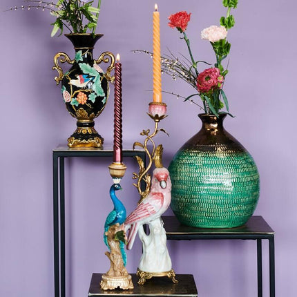 Kandelaar - Pauw Multi - 29 cm