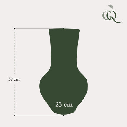 Vaas steen - H39 W23 - Boa Green