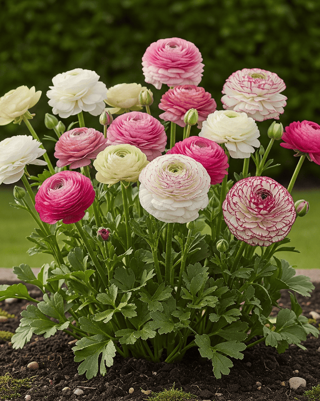 Bloembollen - Ranunculus Pastel Mix - Diversen Kleuren - 40 stuks - Bolmaat 5/6 - XXL Pack