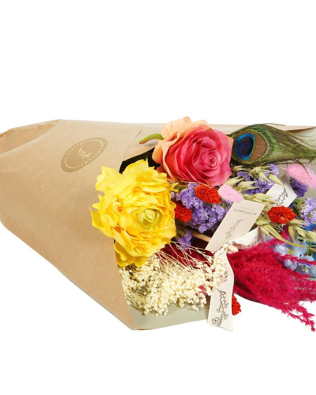 Droogbloemen & Zijde - Dried & Silk Summer Party - ↕55cm