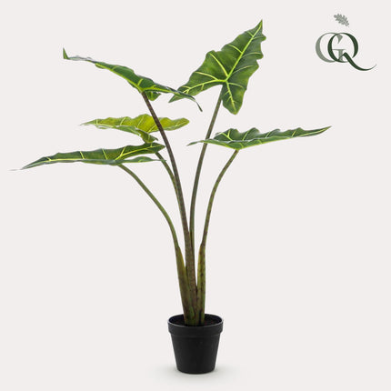 Kunstplant - Alocasia Frydek - Olifantsoor - ↕ 80 cm
