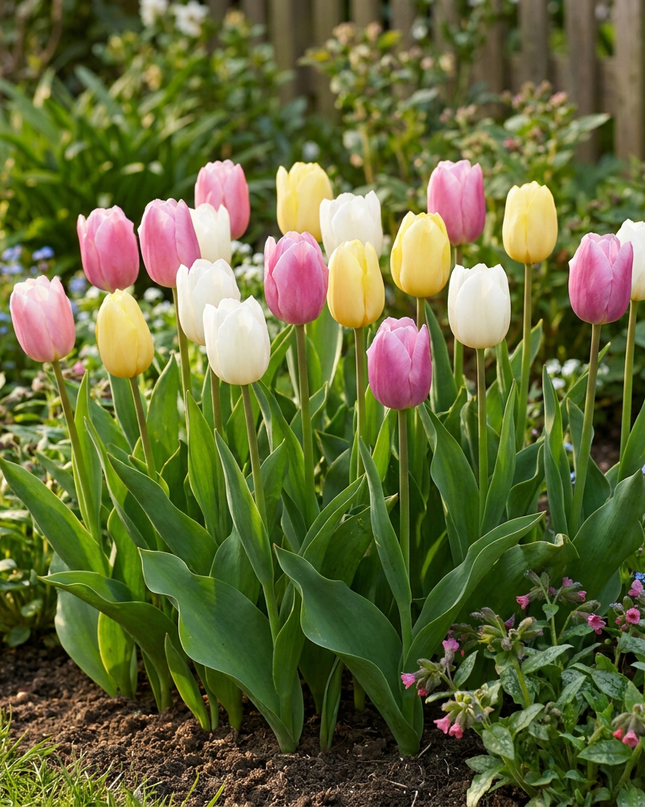 96x mezcla de Tulipa Sorbet - tulipán Sorbet mix - varios - floración primaveral - calibre del bulbo 11/12