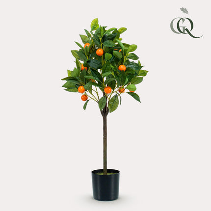 Kunstplant - Citrus Sinensis - Sinaasappelboom - ↕ 75 cm