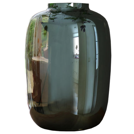 Vaas glas - H35 W25 - Artic - Grey